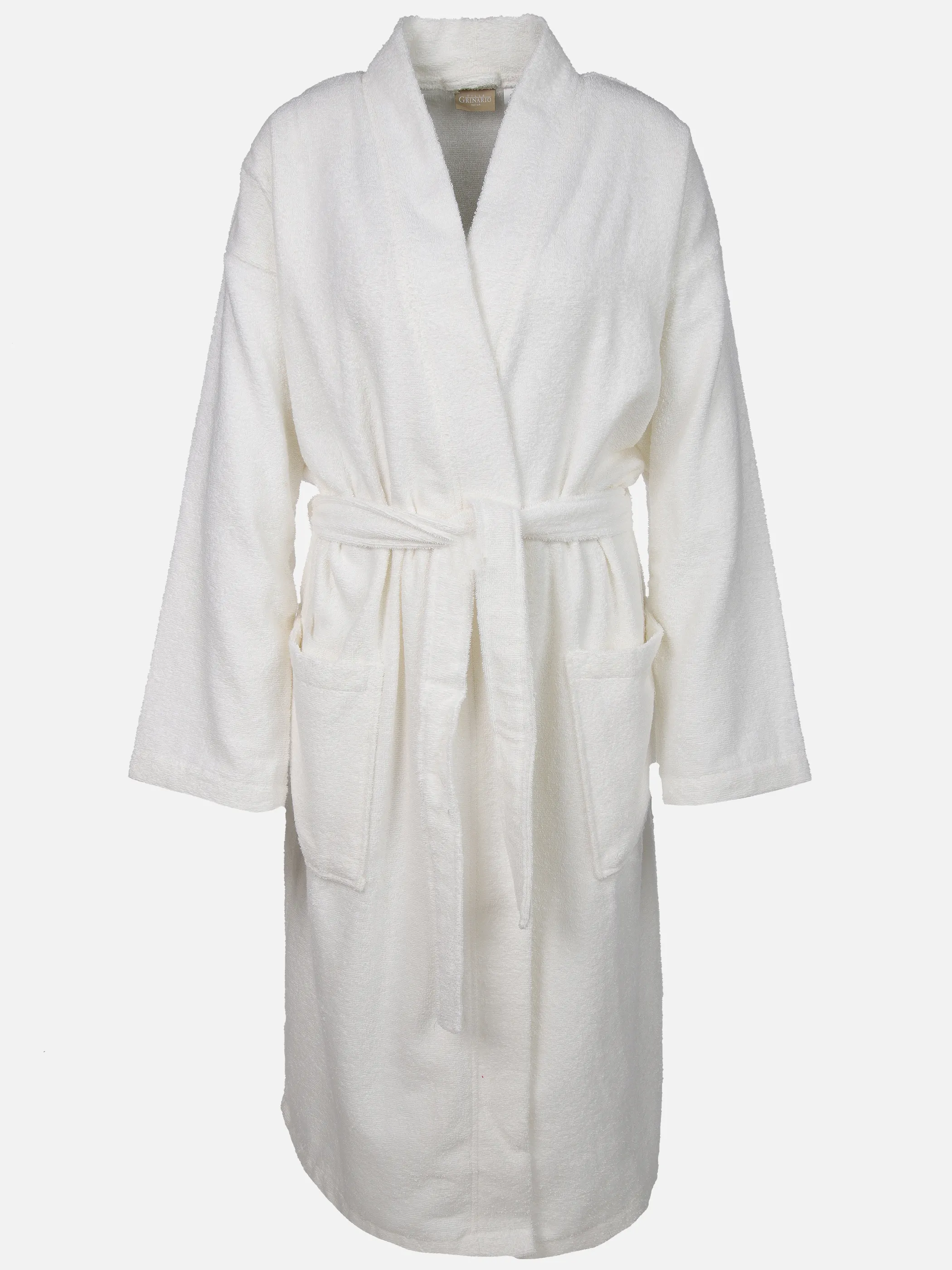 Villa Grinario Bademantel Kimono Weiß 839906 OFFWHITE 1